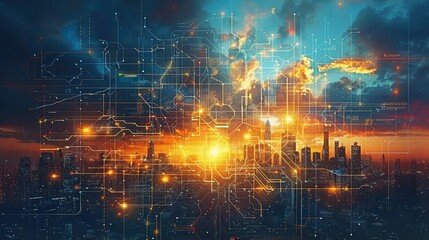 Obraz premium A drawing of a bridge being built by a team, symbolizing connecting ideas and resources.