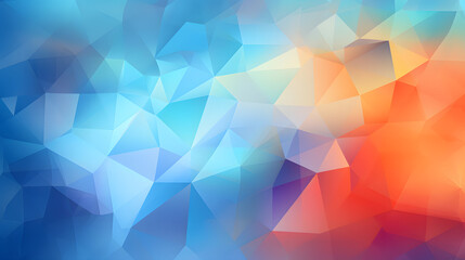 Obraz premium Abstract Colorful Polygonal Pattern, Vibrant and Dynamic Design Perfect for Modern and Artistic Projects