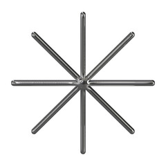 3d chrome Retro futuristic y2k elements