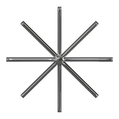 3d chrome Retro futuristic y2k elements