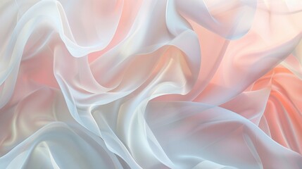 Fototapeta premium A subtle and relaxing abstract image inspired by nature, featuring soft, fluid forms and a soothing palette that evokes a sense of peace and tranquility.