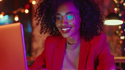 The Woman With Curly Hair