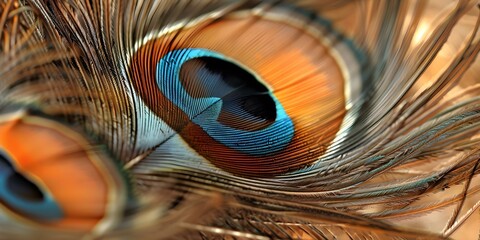 Peacock Feather. Concept Nature, Wildlife, Photography, Fashion, Art