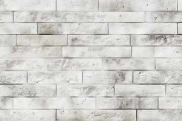 White brick wall background pattern for interior exterior decoration and industrial construction concept design.