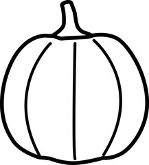 Autumn harvest pumpkin outline vector.
fall pumpkin outline.
