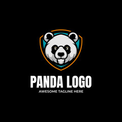 Panda Illustration Mascot Logo