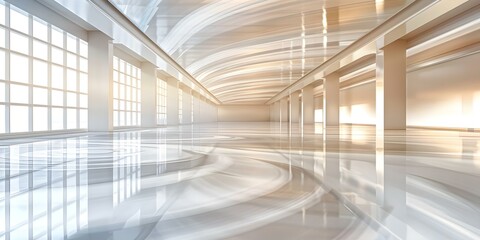 Spotless and Hygienic: A Clean, Organized, and Minimalist Floor. Concept Clean Floors, Organized Space, Minimalist Decor, Hygienic Environment, Spotless Living Area