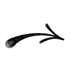 spray arrow graffiti style element