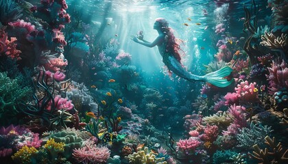 Dive into an underwater paradise filled with magical mermaids