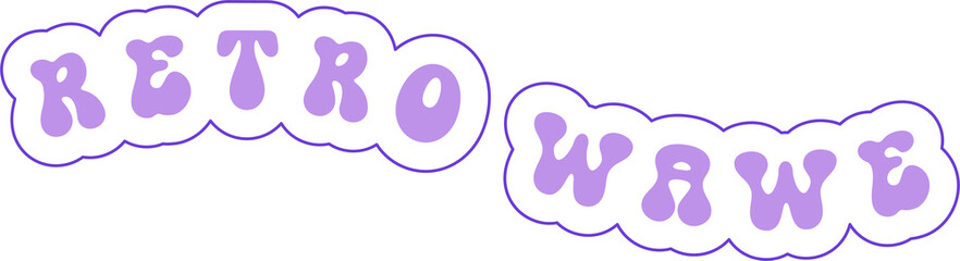 y2k happy retro stickers 