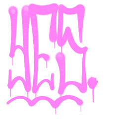 spray tag letter street graffiti style