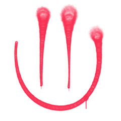 spray smile face graffiti style