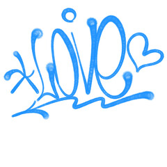 spray tag letter street graffiti style