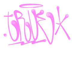 spray tag letter street graffiti style