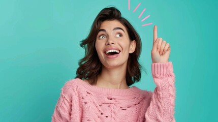 Fototapeta premium Woman Having an Idea Moment