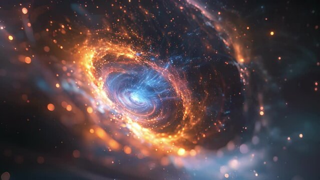 The intense magnetic fields surrounding a black hole can accelerate particles to near the speed of light causing them to emit powerful radiation bursts.