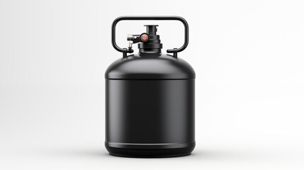 oil can isolated on white bg