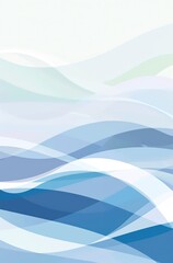 Naklejka premium beautiful blue white paper craft layers minimal abstract background with copy space