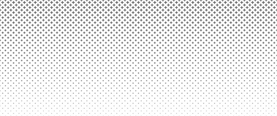 Blended  black ninja star on white for pattern and background,  Abstract geometric texture collection design. 