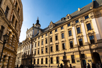 Cityscape panorama of the Old Town, Wroclaw, Poland