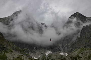 Scenic view of the Tatras Mountains in Slovakia