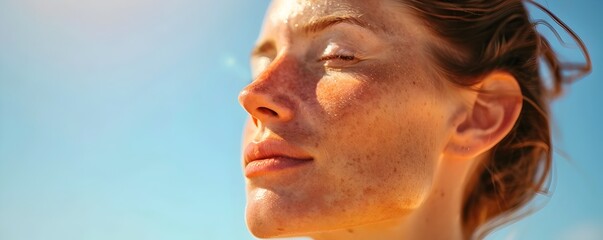Sunburned Skin Highlighting Risk of Skin Cancer from UV Exposure