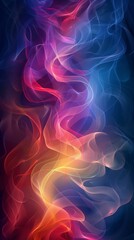 Colorful Abstract Background with Movement and Energy