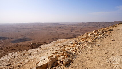 Makhtesh Ramon is a geological feature of the Israeli Negev Desert. Situated approximately 85 km...