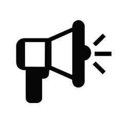Digital Marketing Promotion Icon: Advertising Announcement & Communication