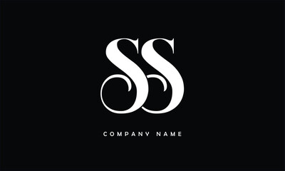 SS, SS Abstract Letters Logo Monogram