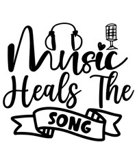 Music Quotes SVG Bundle, Music Lover SVG, Music Instrument SVG for cricut & cameo silhouette, song quote svg, vinyls svg, musician, singer