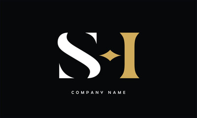 SH, HS, S, H Abstract Letters Logo Monogram