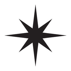 Obraz premium Sparkle Star Icon.