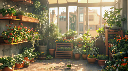 Serene Indoor Garden: A Peaceful Oasis