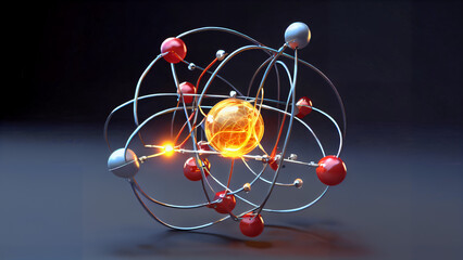 Spherical Symphony: A Model of the Atom with Electrons, Protons, and Neutrons in Physics and Chemistry