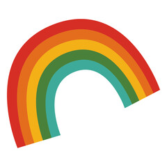 Fototapeta premium retro Regenbogen. Vektor