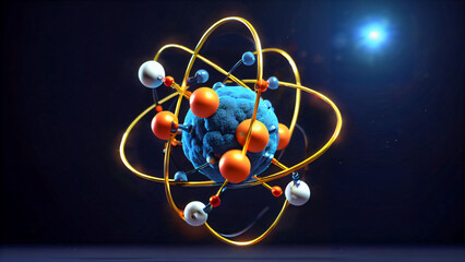 Spherical Symphony: A Model of the Atom with Electrons, Protons, and Neutrons in Physics and...