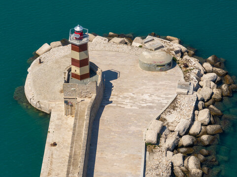 Faro Rosso Lighthouse in Monopoli, Puglia