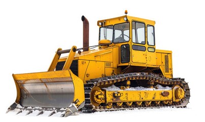 Obraz premium Buldozer graphic for project illustration