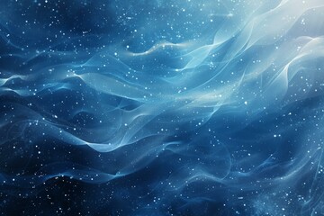 Blue Waves and Shining Stardust