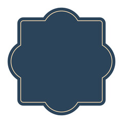 vintage label label frame.