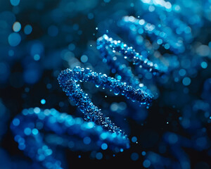 Glowing DNA Strands