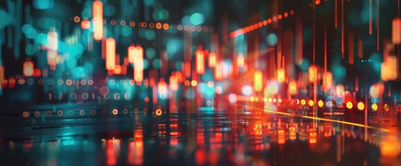 Fototapeta premium Abstract Portrayal Of Financial Investments , Abstract Pictures HD