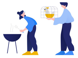 Backyard bbq gone wrong