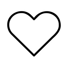 Heart Outline Icon - Suitable for Web Page, Mobile App, UI, UX Design