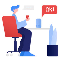 Voice assistant smart speaker