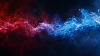 Contrast Dance: Red and Blue Smok
