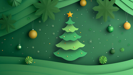 Green Glee: Simple Shapes of Holiday Cheer