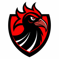 Vulture mascot logo vector illustration.