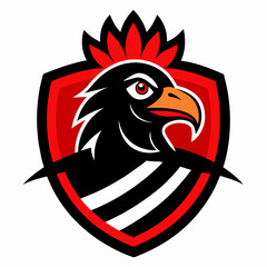 Vulture mascot logo vector illustration.